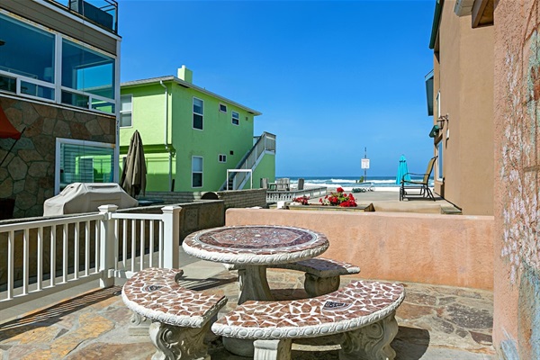 First floor patio